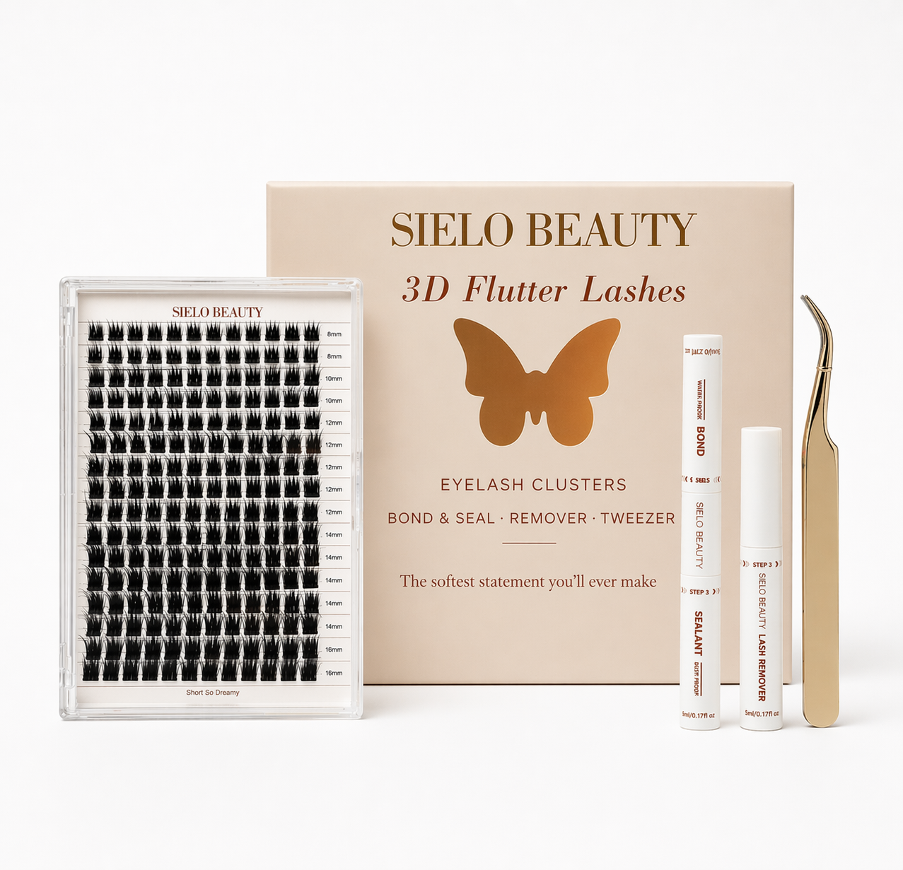 "Short So Dreamy" 3-D Flutter Lash Kit